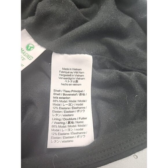 J. Crew Top Black Modal Form Knit V-neck Cap Sleeve Shirt Spring 23 Women's XS - Picture 3 of 10